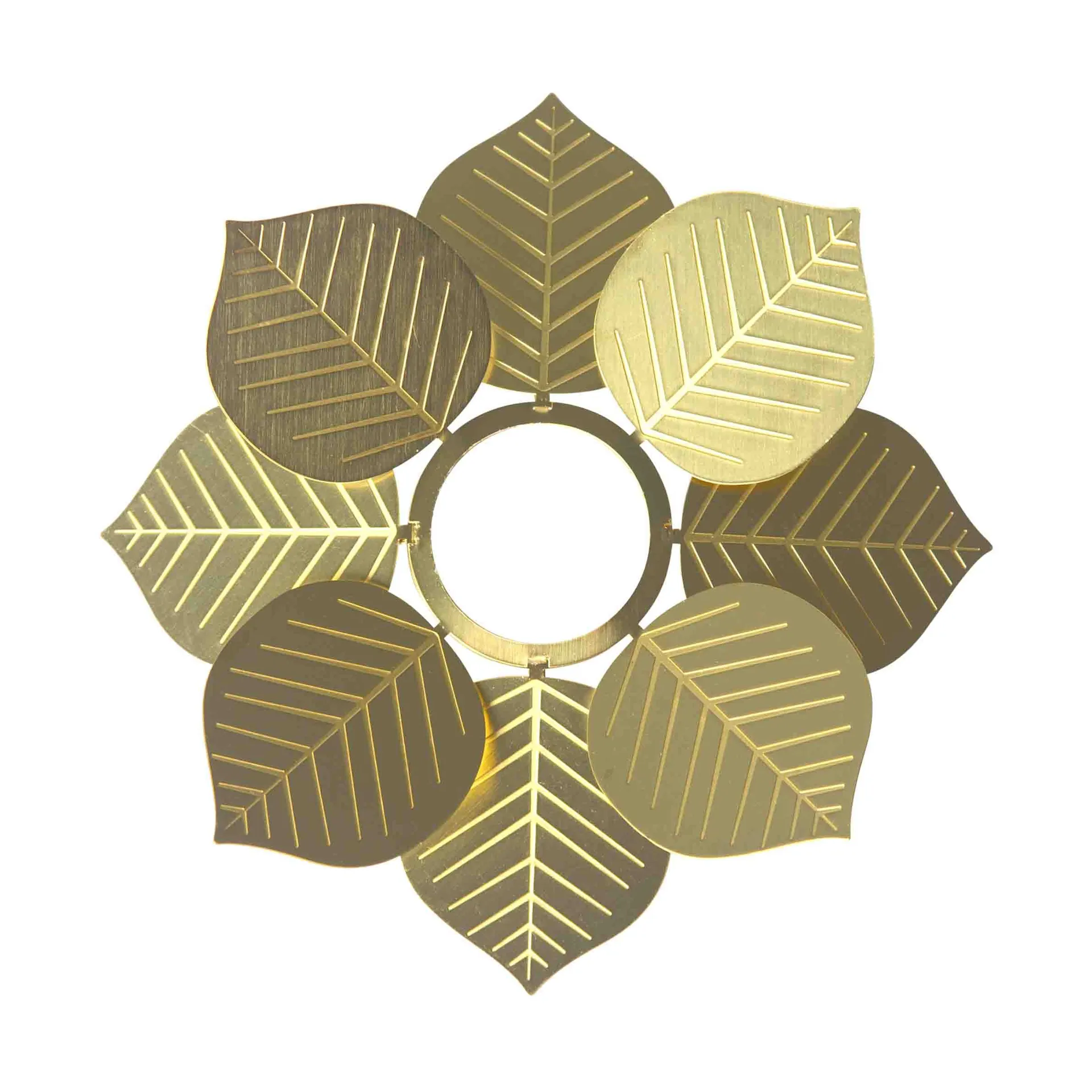 Berså lysestakemansjett Ø9,5 cm, Messing Pluto Design