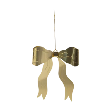 Bow dekorasjonsanheng - Gull - Pluto Design