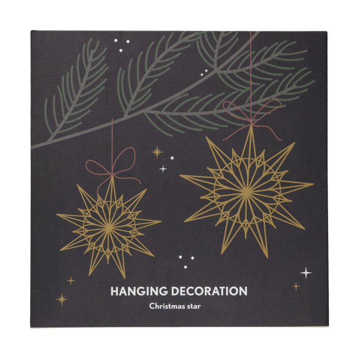 Christmas star dekorasjonsanheng, Gull Pluto Design