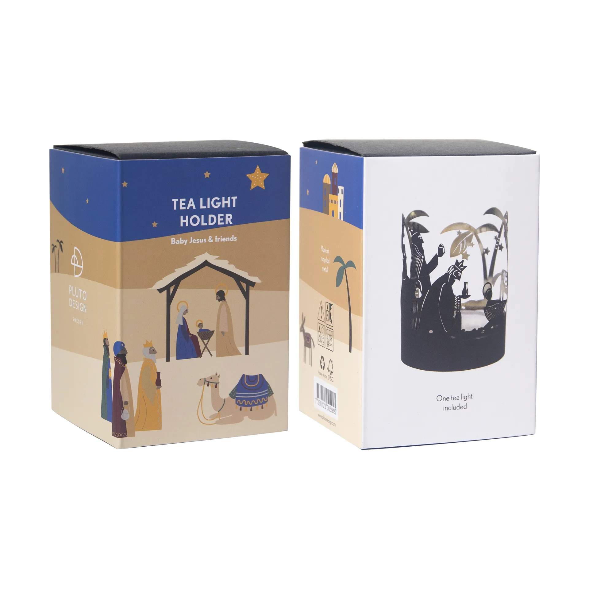 Crib family telysholder, Gull Pluto Design