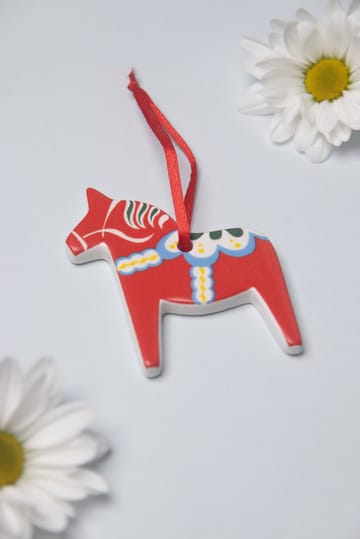 Dalahäst dekorasjonsanheng - Rød - Pluto Design