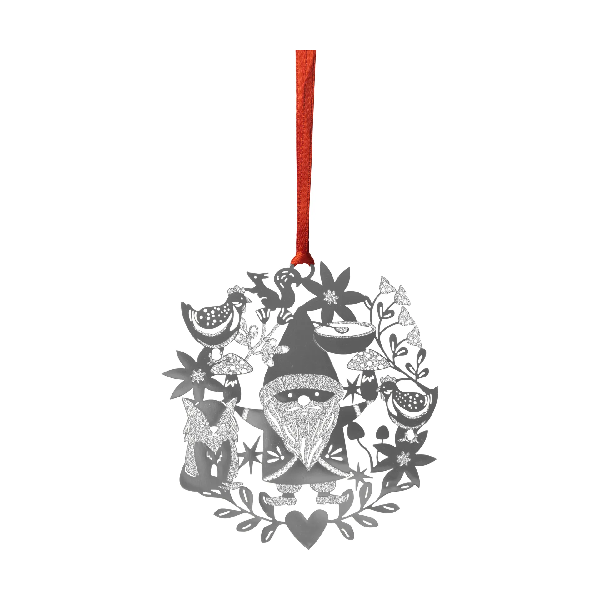 Fox & Santa juleanheng, Sølv Pluto Design