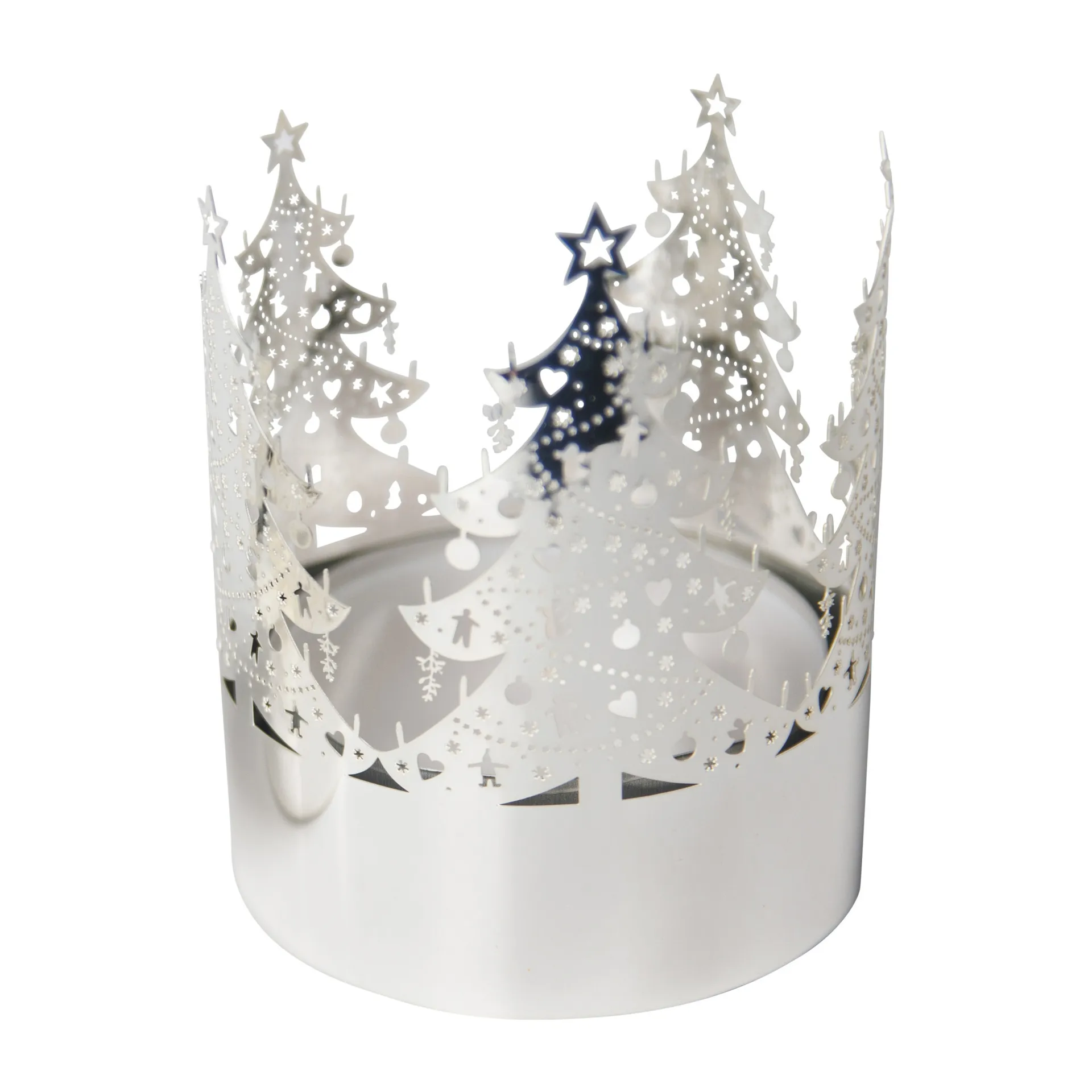 Gran lyslykt medium, Sølv Pluto Design