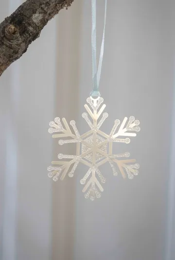 Let it snow dekorasjonsanheng - Sølv - Pluto Design