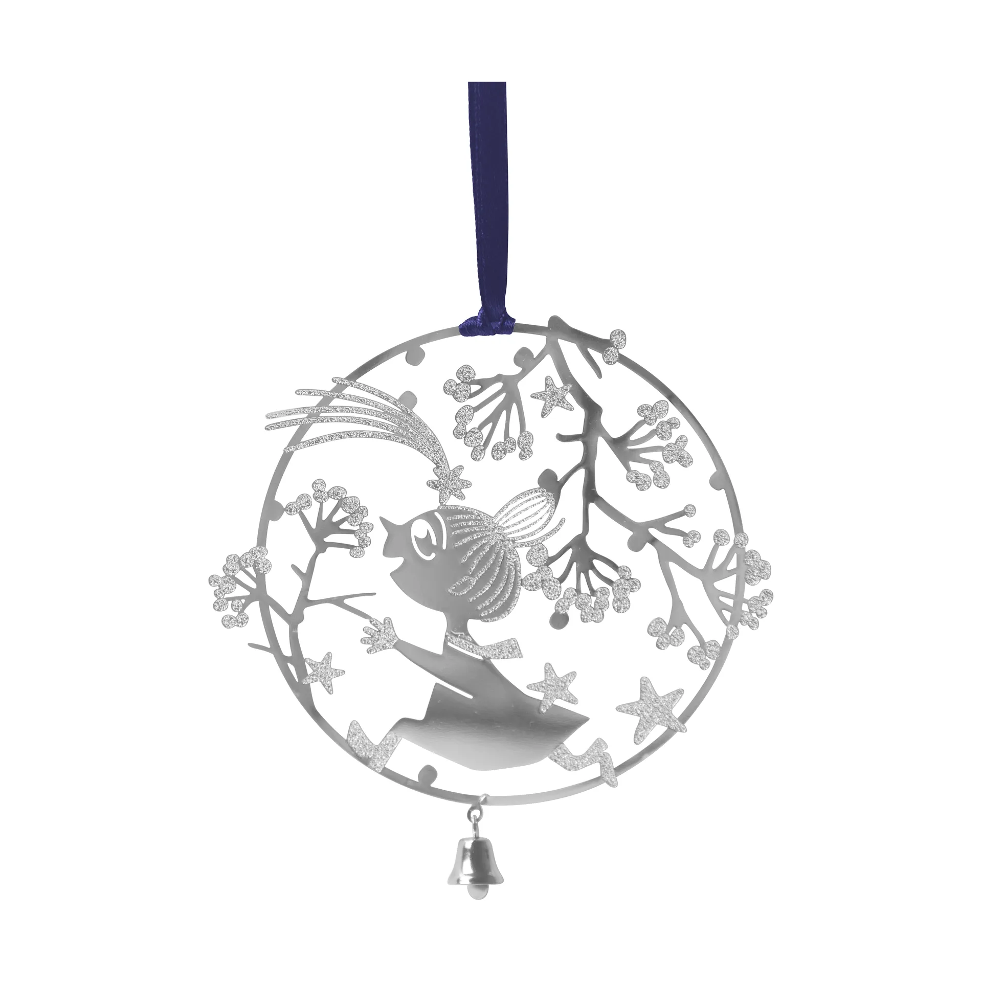 Lilla My First snow juleanheng, Sølv Pluto Design