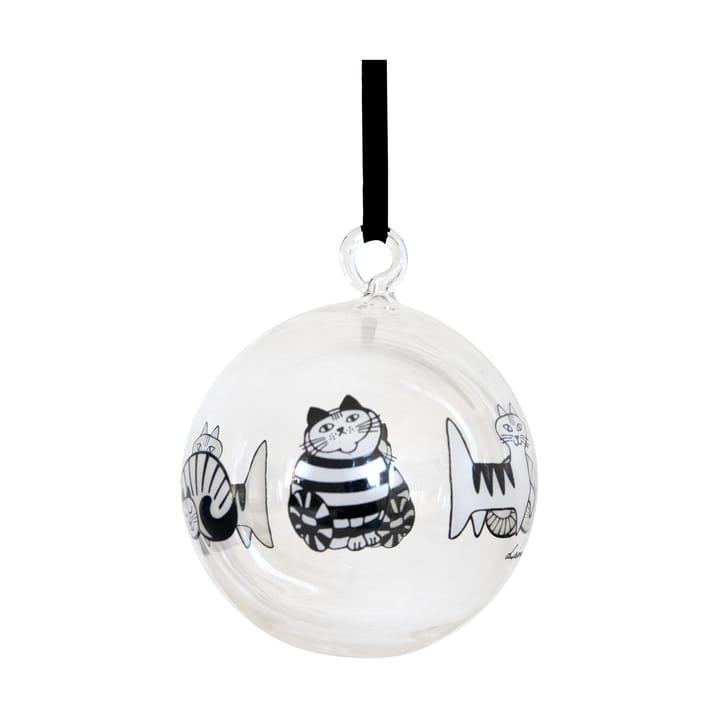 Lisa Larson katter juletrekule - White-black - Pluto Design