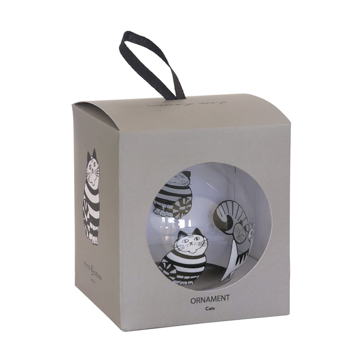 Lisa Larson katter juletrekule, White-black Pluto Design