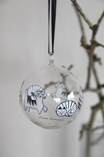 Lisa Larson katter juletrekule - White-black - Pluto Design
