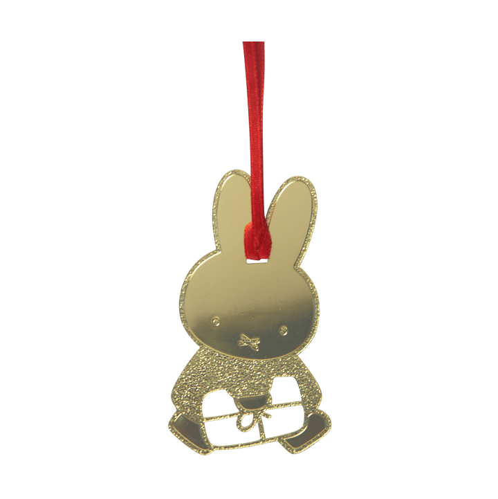 Miffy Christmas dekorasjonsheng - Gull - Pluto Design