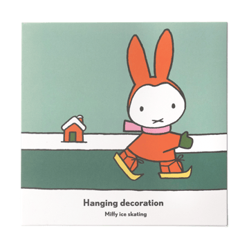 Miffy Skating dekorasjonsheng - Gull - Pluto Design