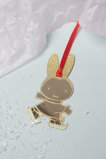 Miffy Skating dekorasjonsheng - Gull - Pluto Design