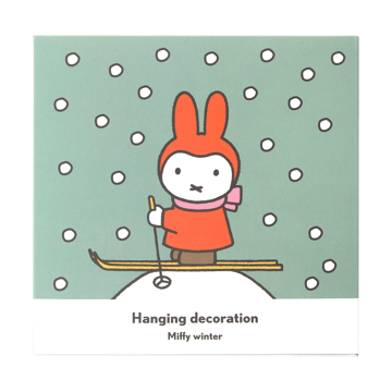 Miffy Winter dekorasjonsheng - Sølv - Pluto Design