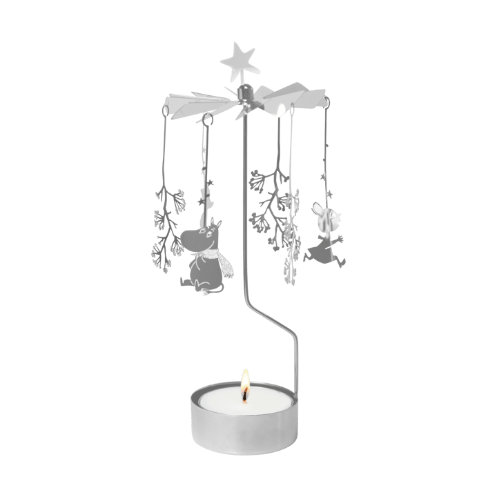 Mumin englespill XL - First snow, silver - Pluto Design