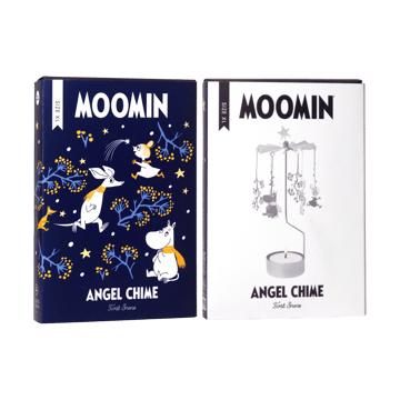 Mumin englespill XL - First snow, silver - Pluto Design