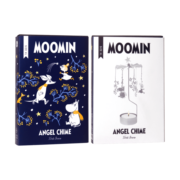 Mumin englespill XL, First snow, silver Pluto Design