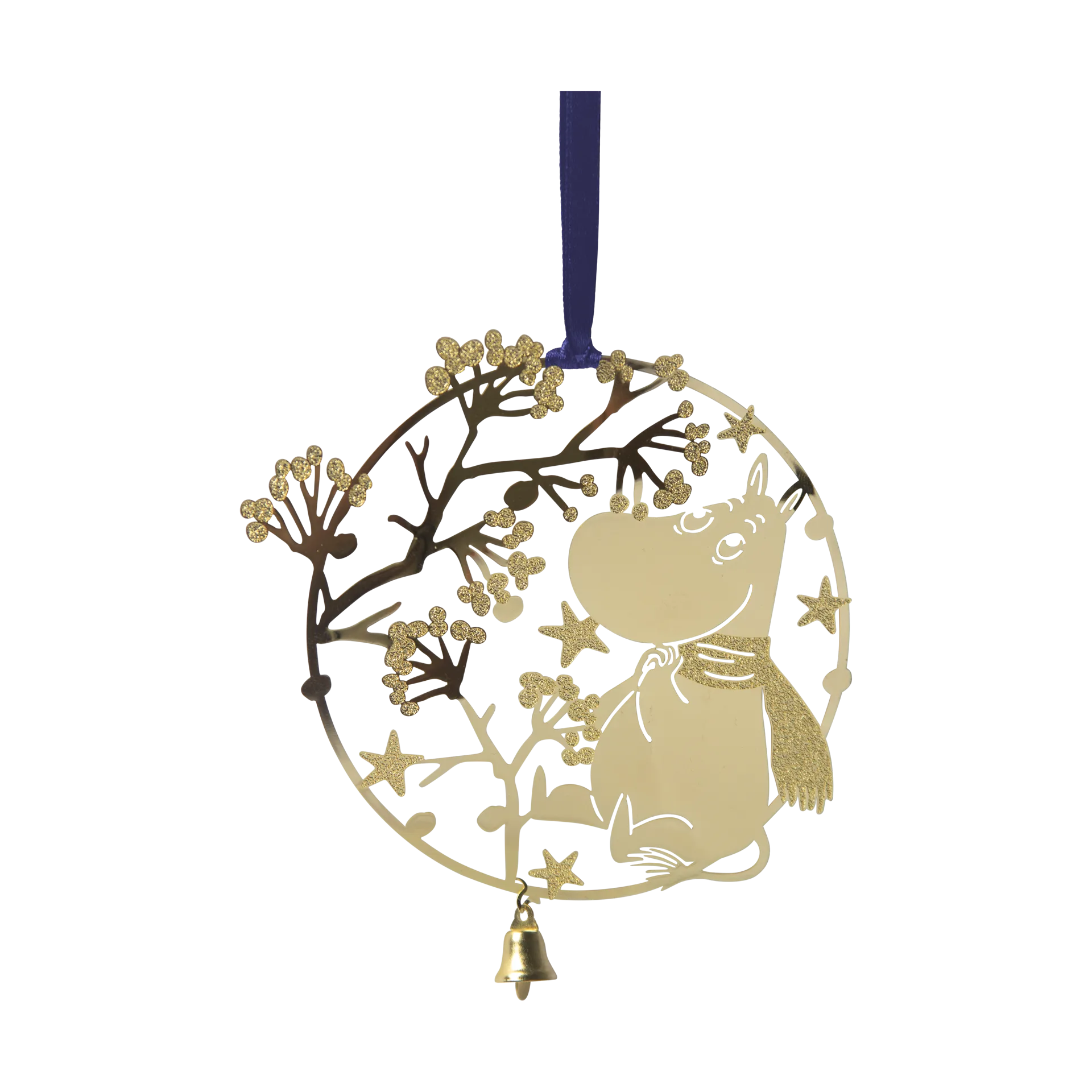 Mumin første snø juleanheng, Gull Pluto Design