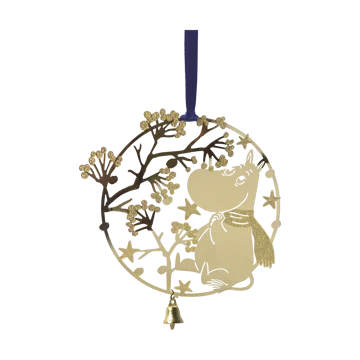 Mumin første snø juleanheng - Gull - Pluto Design