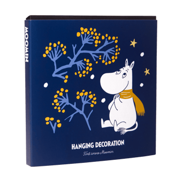 Mumin første snø juleanheng - Gull - Pluto Design