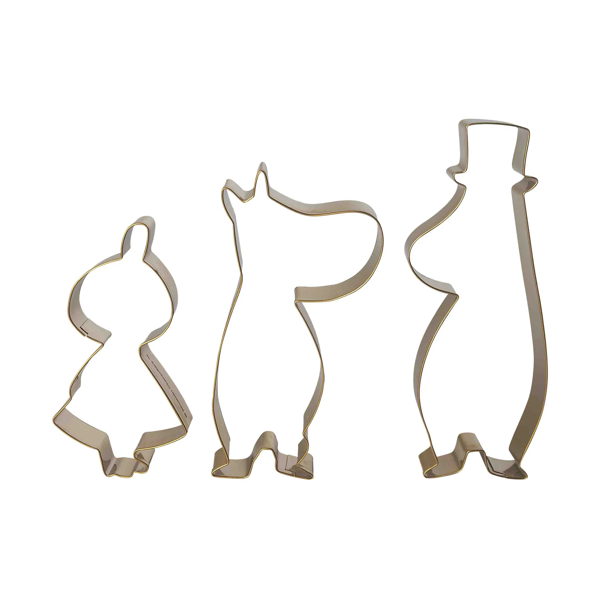 Mummi vinter pepperkakeformer 3 deler, Lille My Mummipappa, Mummitrollet Pluto Design