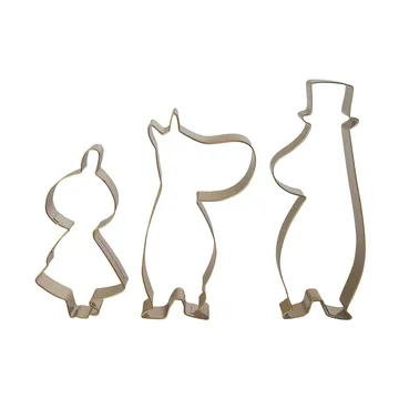 Mummi vinter pepperkakeformer 3 deler - Lille My Mummipappa, Mummitrollet - Pluto Design