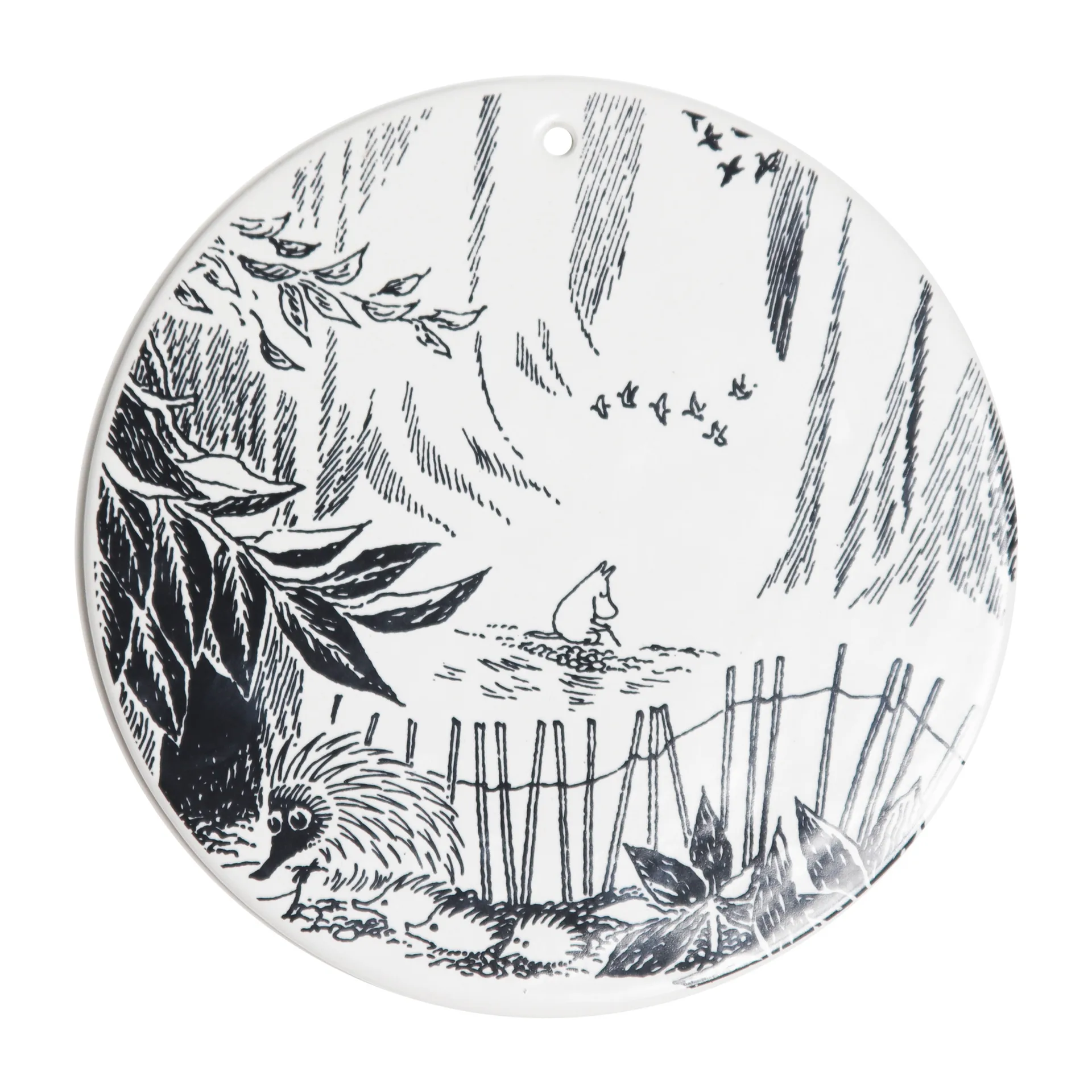 Mummitrollet gryteunderlag Ø 17 cm, Mummi Pluto Design