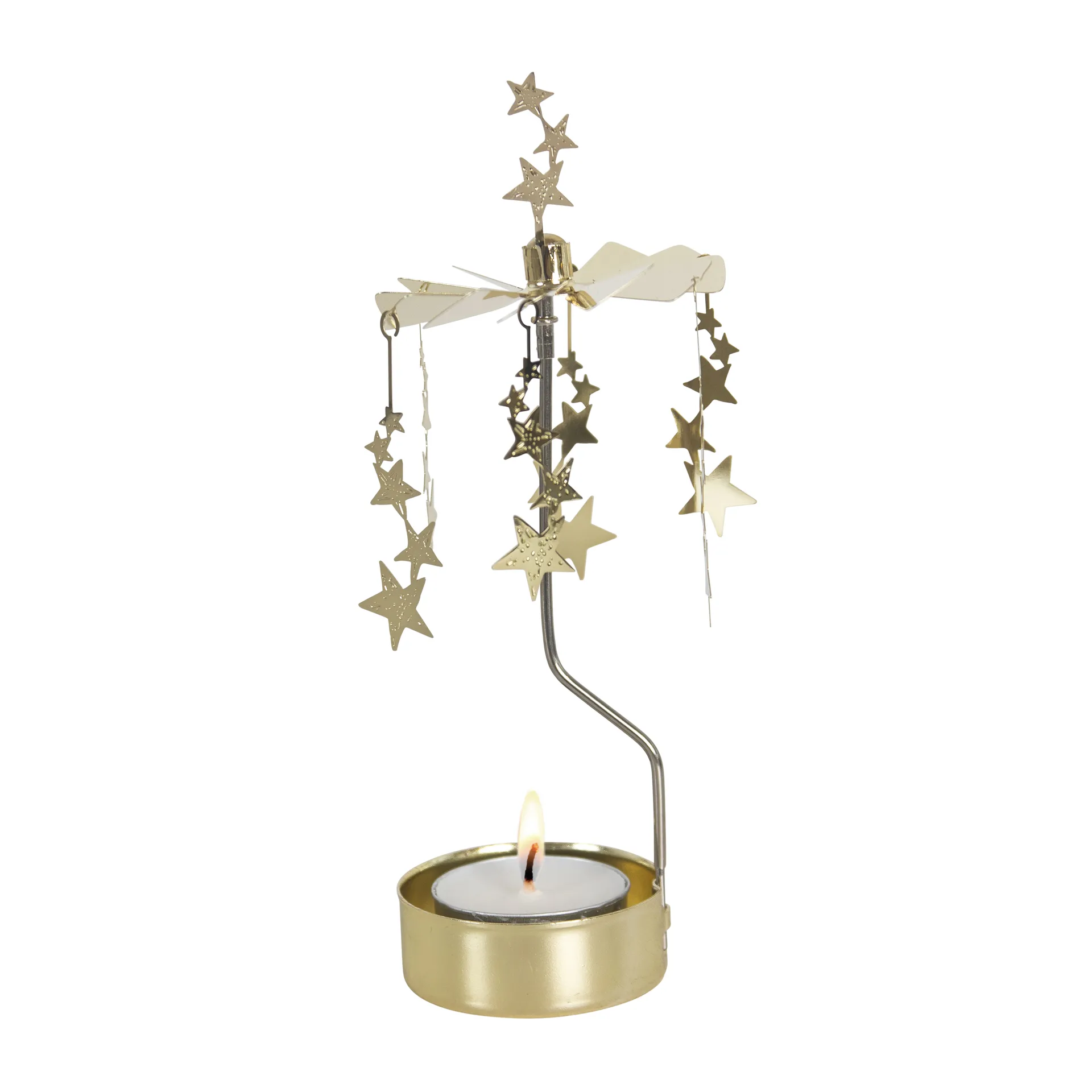 Pluto Design Natthimmel englespill Gull | Skandinavisk Design | Julepynt | Gullfarge