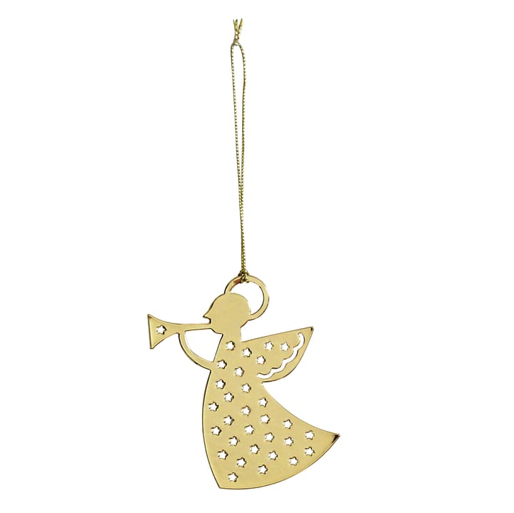 Pluto juletrepynt, metall - Trumpetengel, gullfarget - Pluto Design
