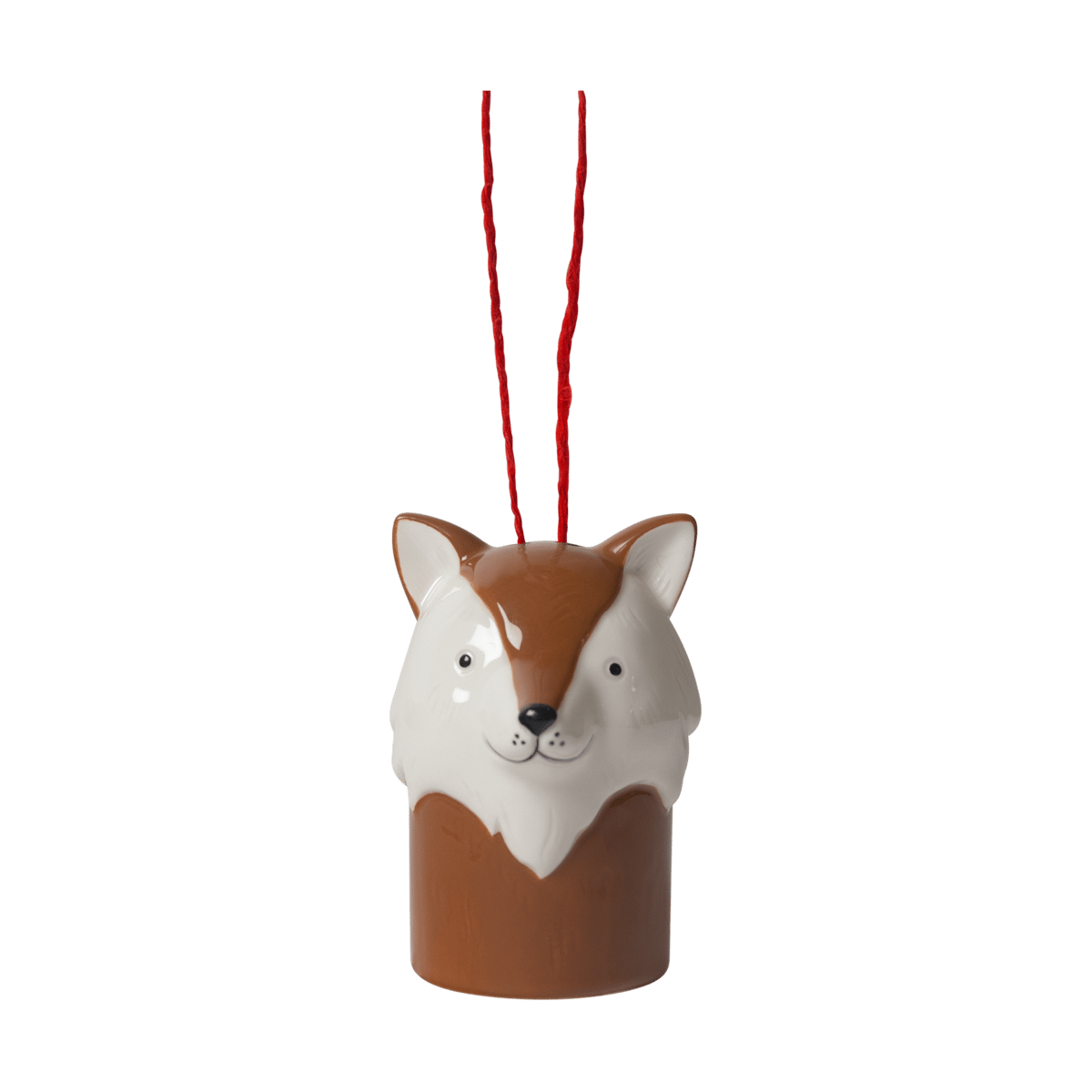 Pluto Design Rev juletreanheng Hvit-brun