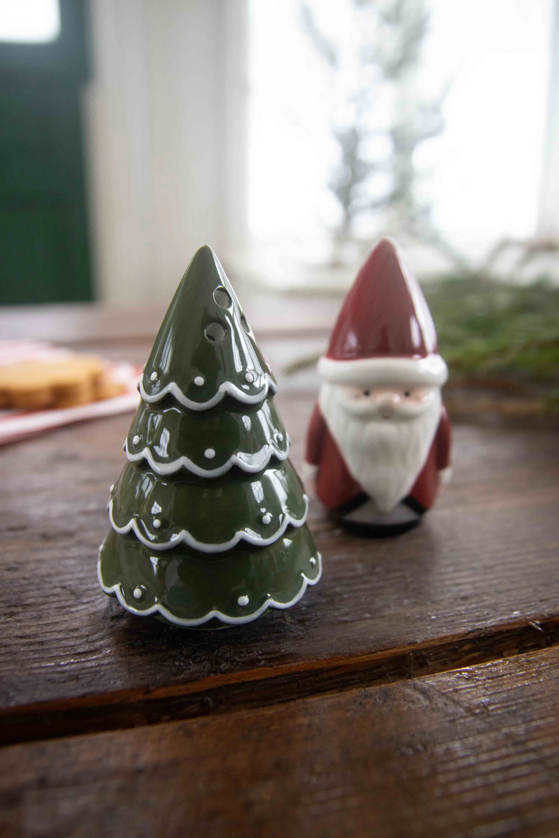Santa salt- og pepperkvern, Nisse, gran Pluto Design