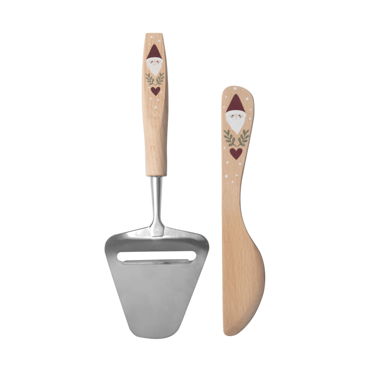 Santa smørkniv og ostehøvel 2 deler - Beige - Pluto Design