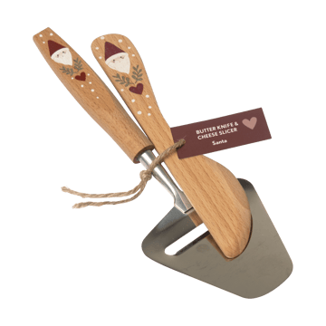 Santa smørkniv og ostehøvel 2 deler - Beige - Pluto Design