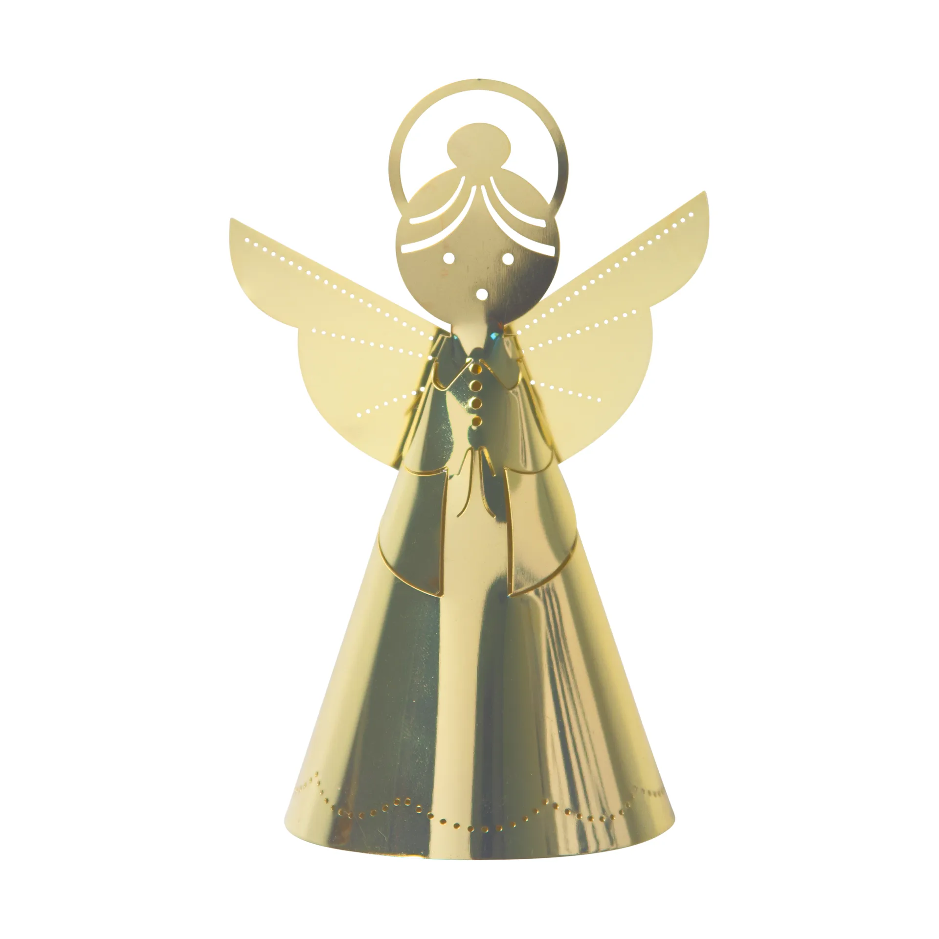Singing Angel dekorasjon gull, 11 cm Pluto Design