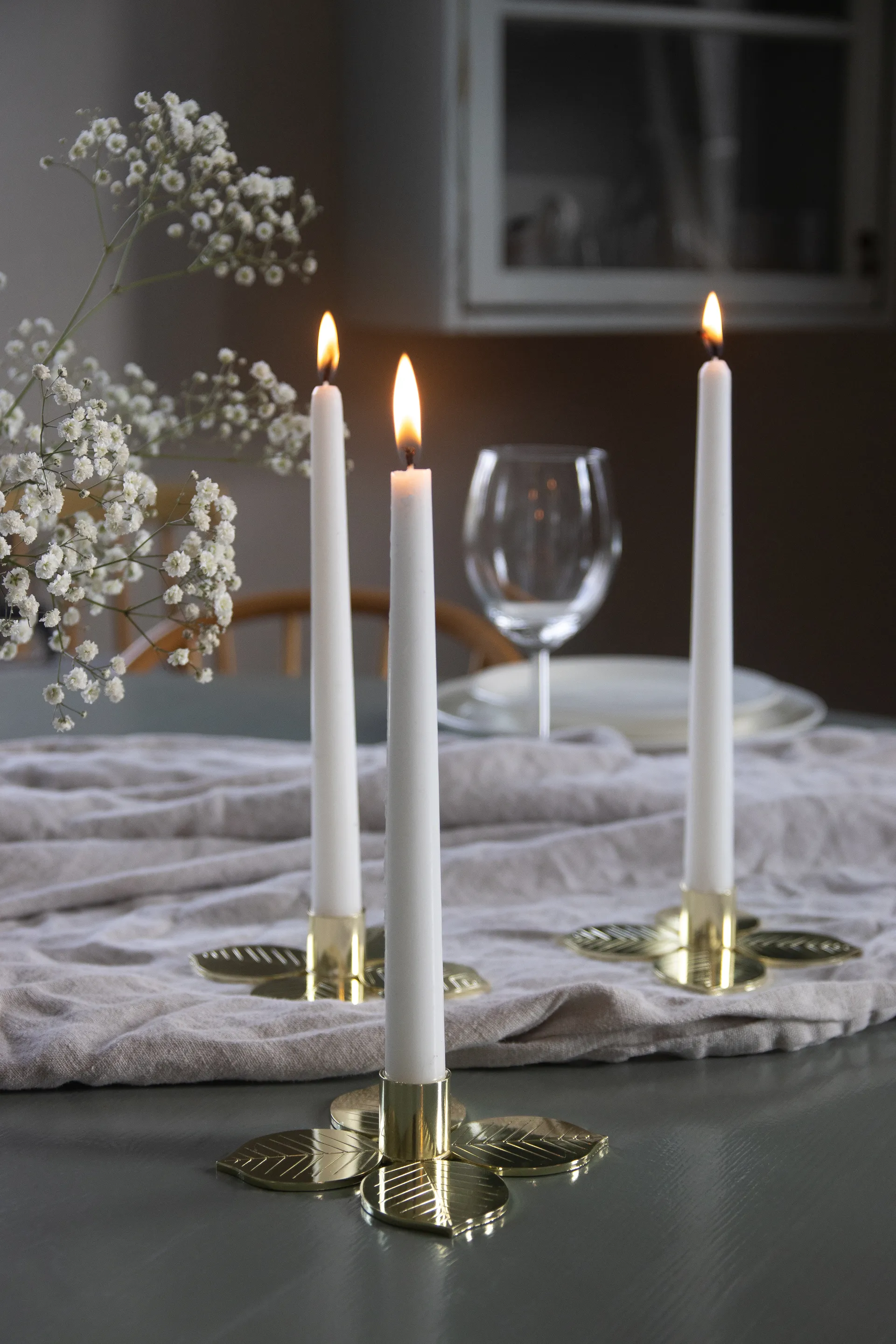 Stig L Berså lysestake, Gull Pluto Design