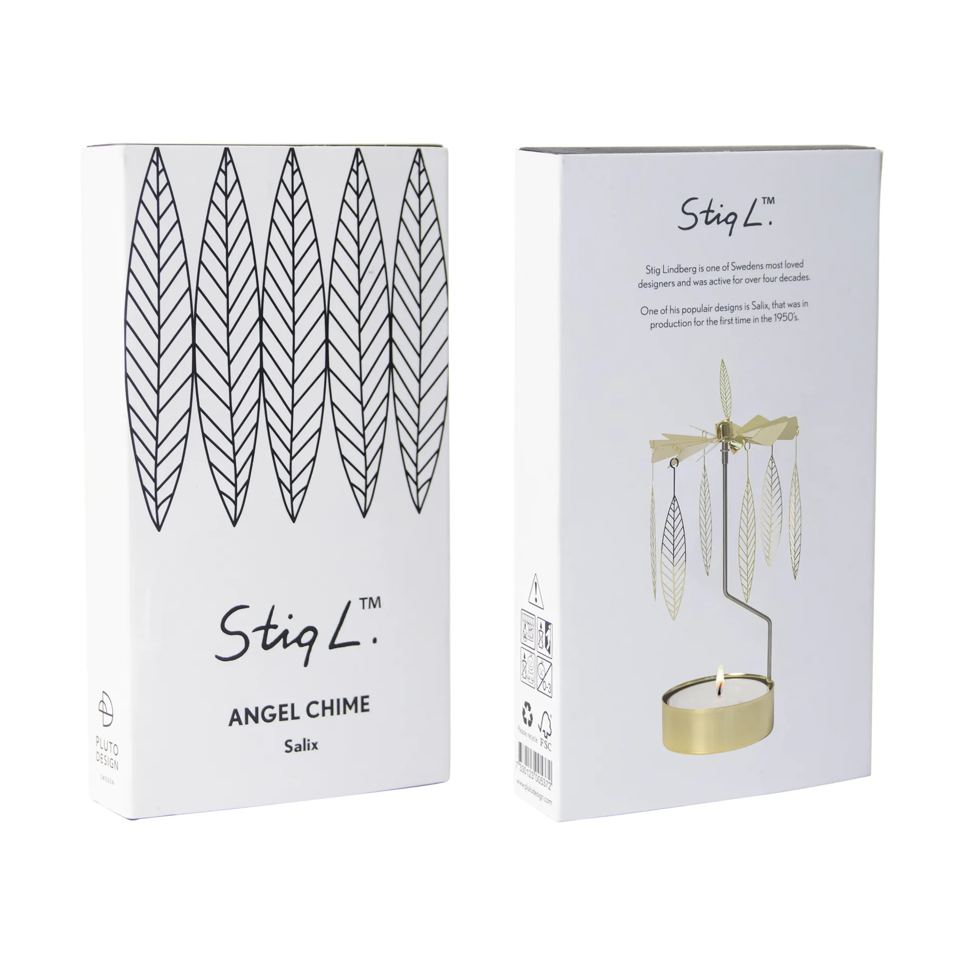 Stig L Salix englespill medium, Gull Pluto Design