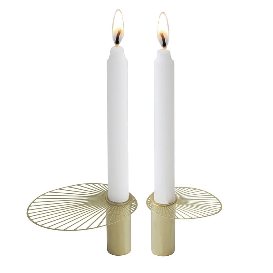 Pluto Design Sun lysestake liten 2-stk. Gull