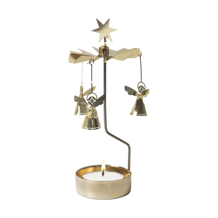 Syngende engel 3D englespill - Gull - Pluto Design