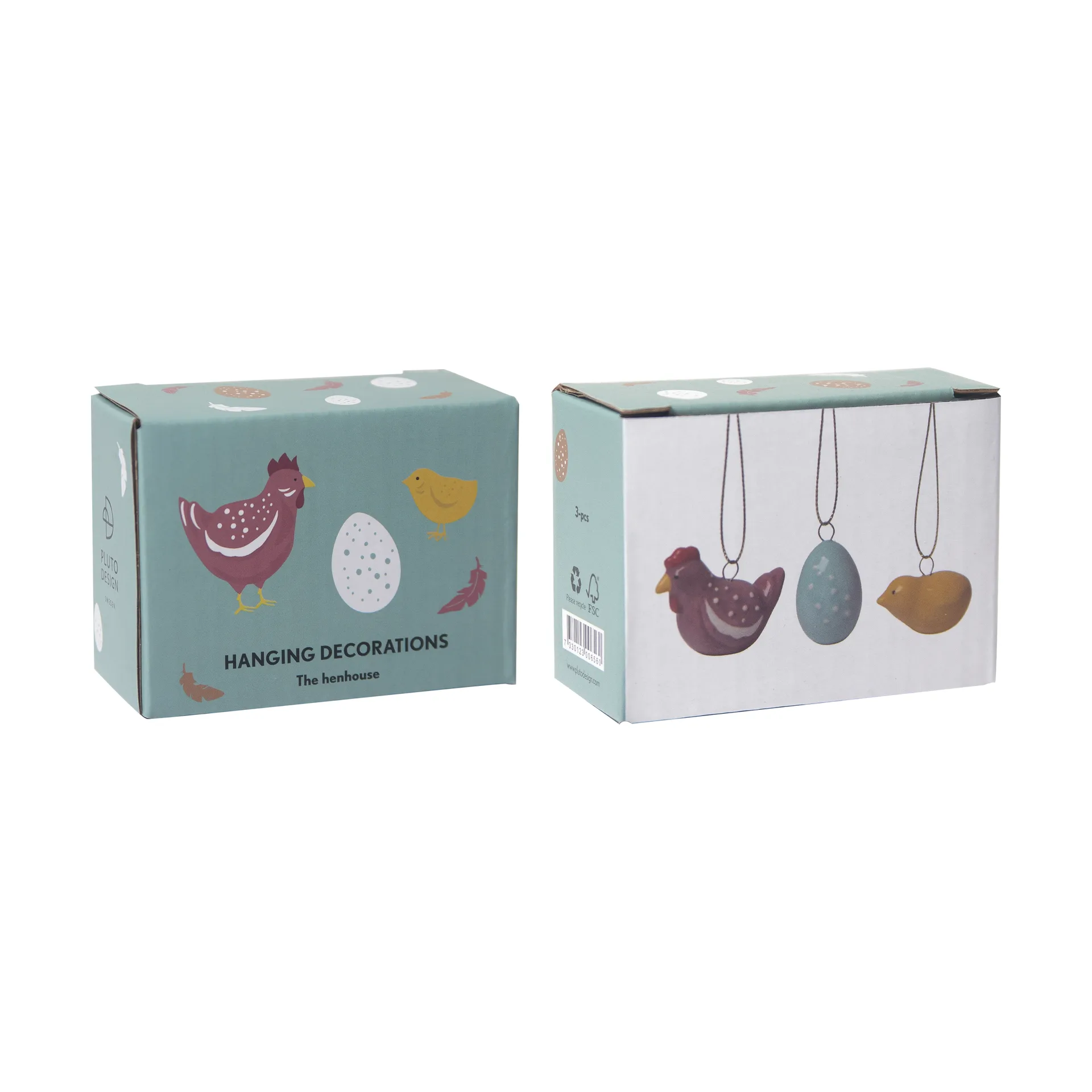 The Henhouse påskeanheng, 3 deler, Multi Pluto Design