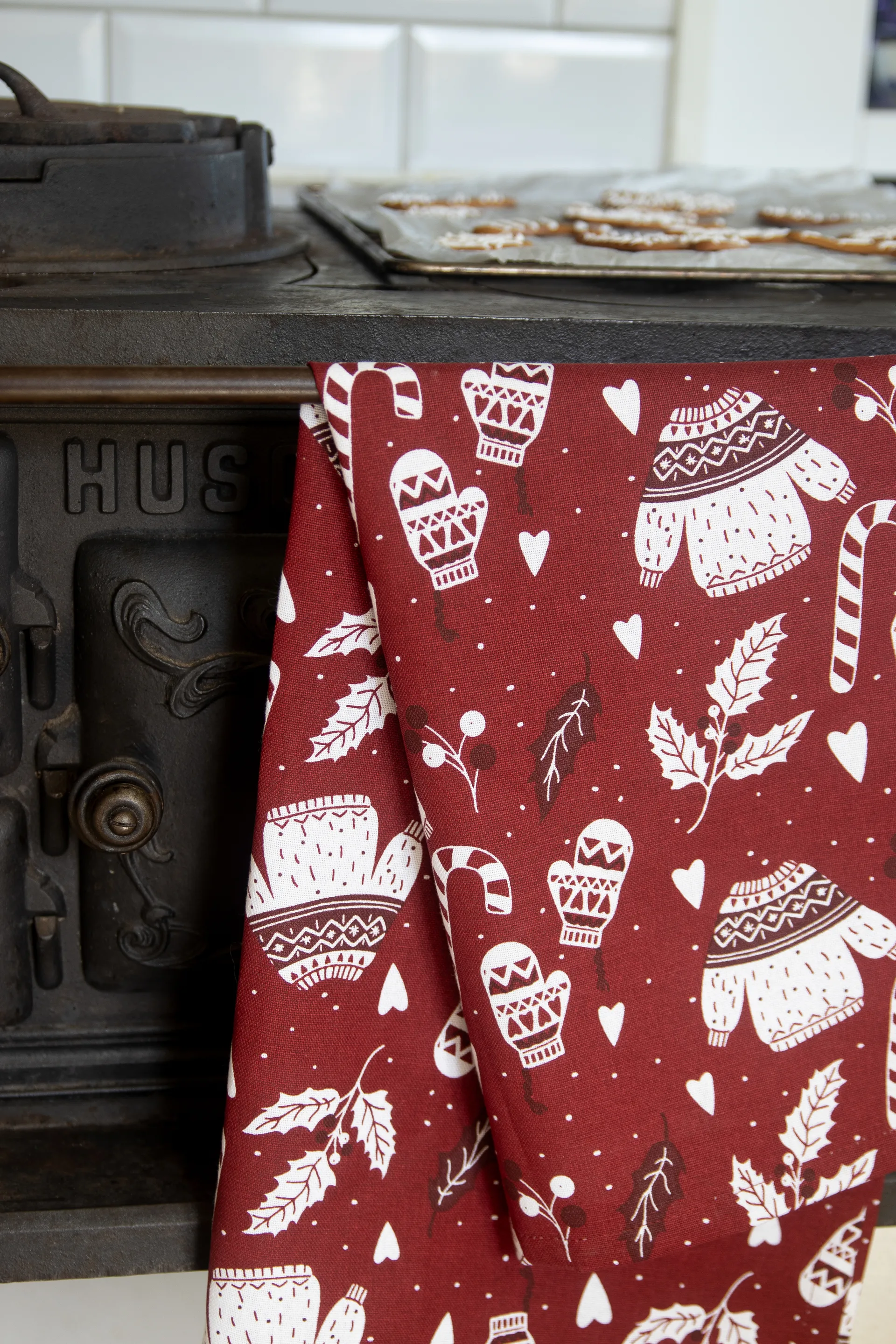 Winter kjøkkenhåndkle 50x70 cm, Multicolor Pluto Design