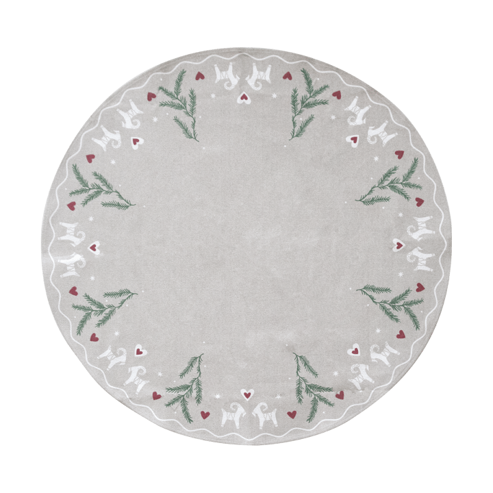 Yule Goat juletreteppe Ø110 cm - Beige - Pluto Design