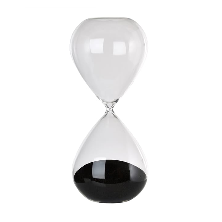 Ball timeglass L 38 cm - Svart - POLSPOTTEN