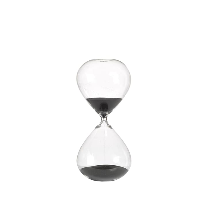 Ball timeglass M 30 cm - Svart - POLSPOTTEN