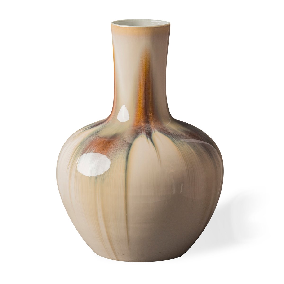 Bilde av POLSPOTTEN Crazy Ball vase 50 cm Beige-brun