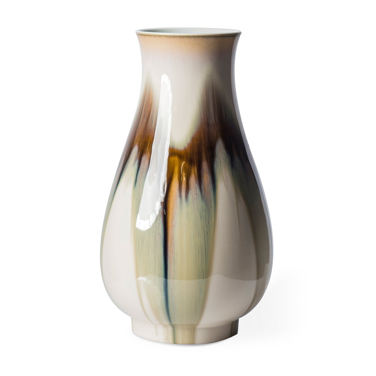 Bilde av POLSPOTTEN Crazy Perry vase M 555 cm Beige-brun