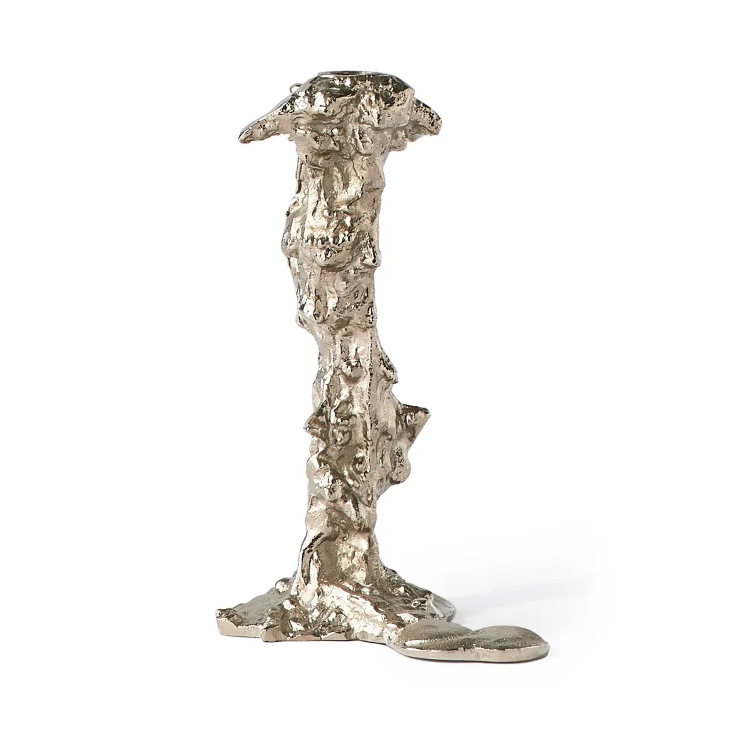 Drip lysestake L 25, Sølv POLSPOTTEN