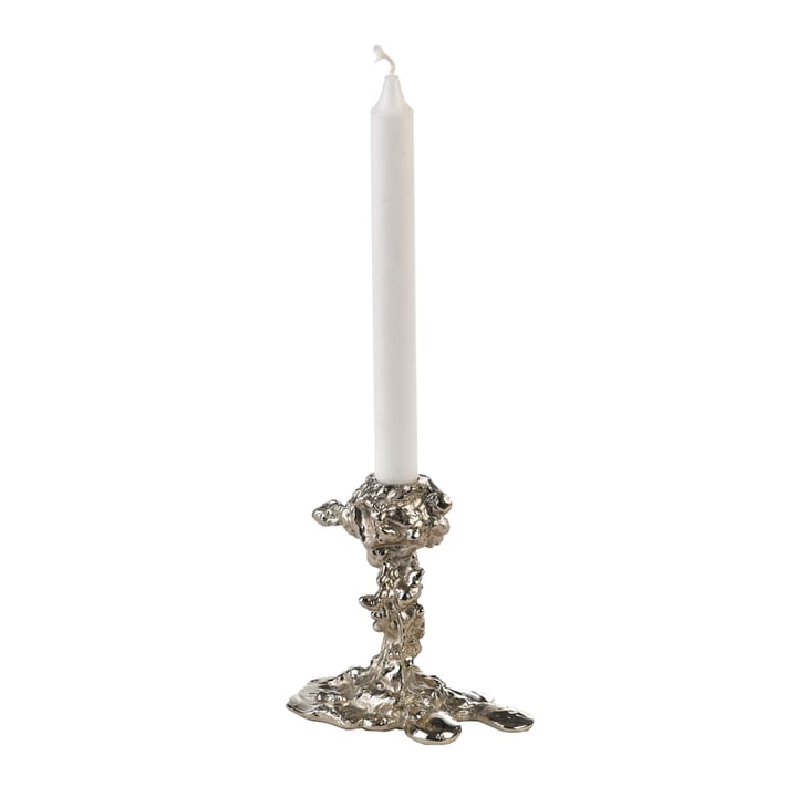 Drip lysestake S 14 cm, Sølv POLSPOTTEN
