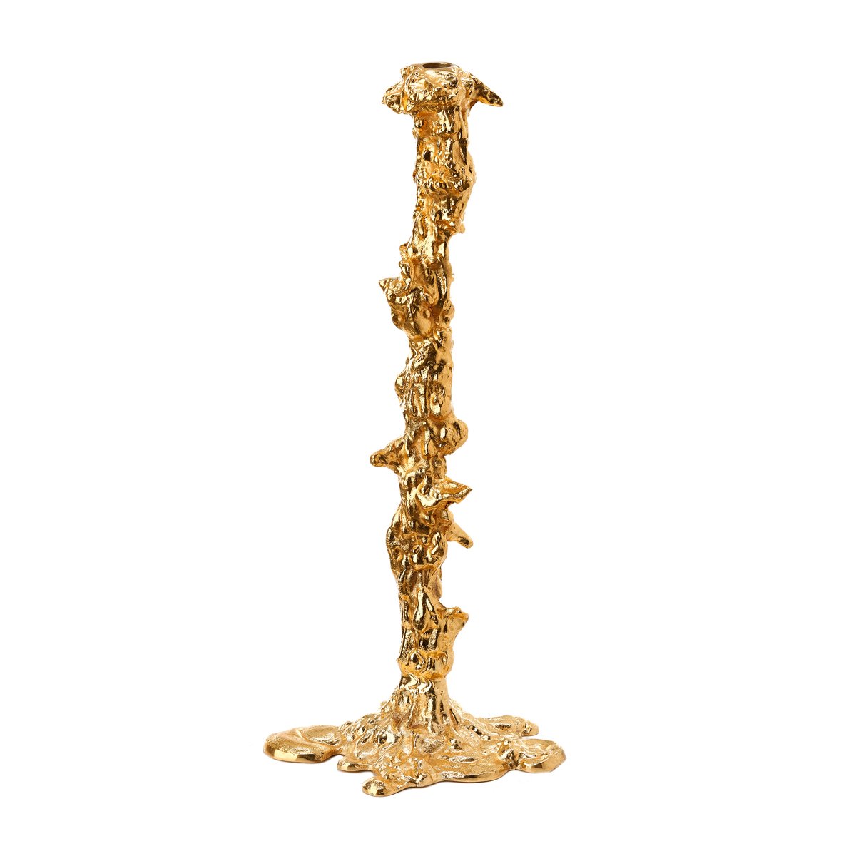 POLSPOTTEN Drip lysestake XXL 50 cm Gull