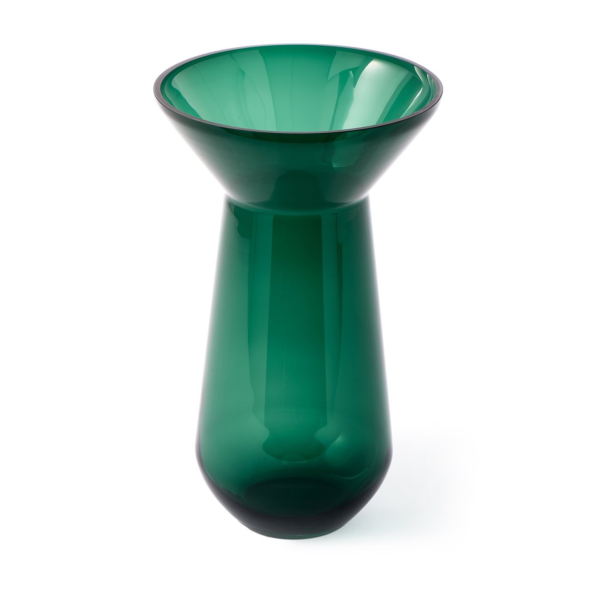 Bilde av POLSPOTTEN Long neck vase 45 Mørkegrønn