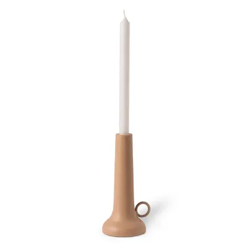 Spartan lysholder S 22 cm - Beige - POLSPOTTEN
