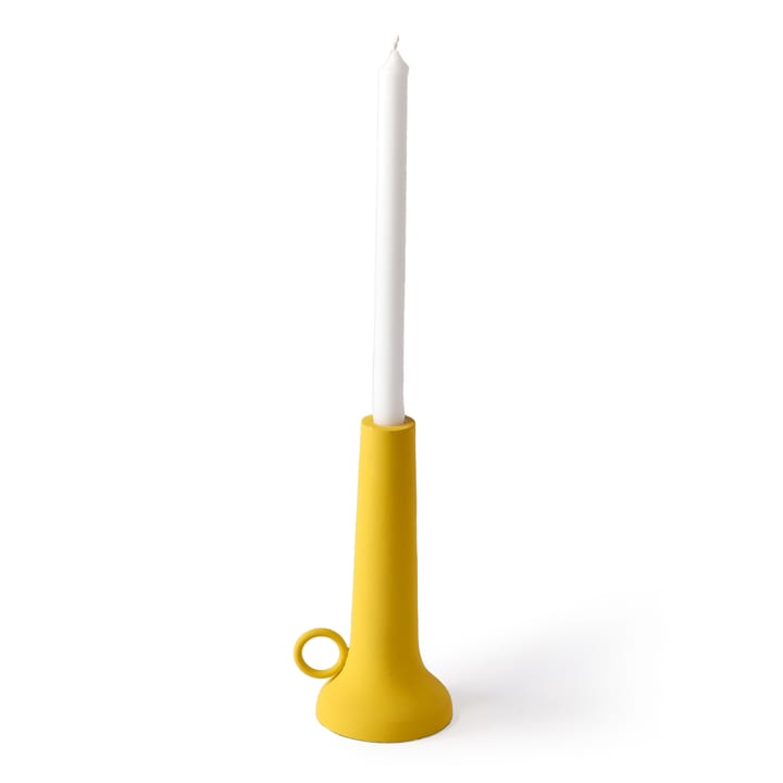 Spartan lysholder S 22 cm, Gul POLSPOTTEN