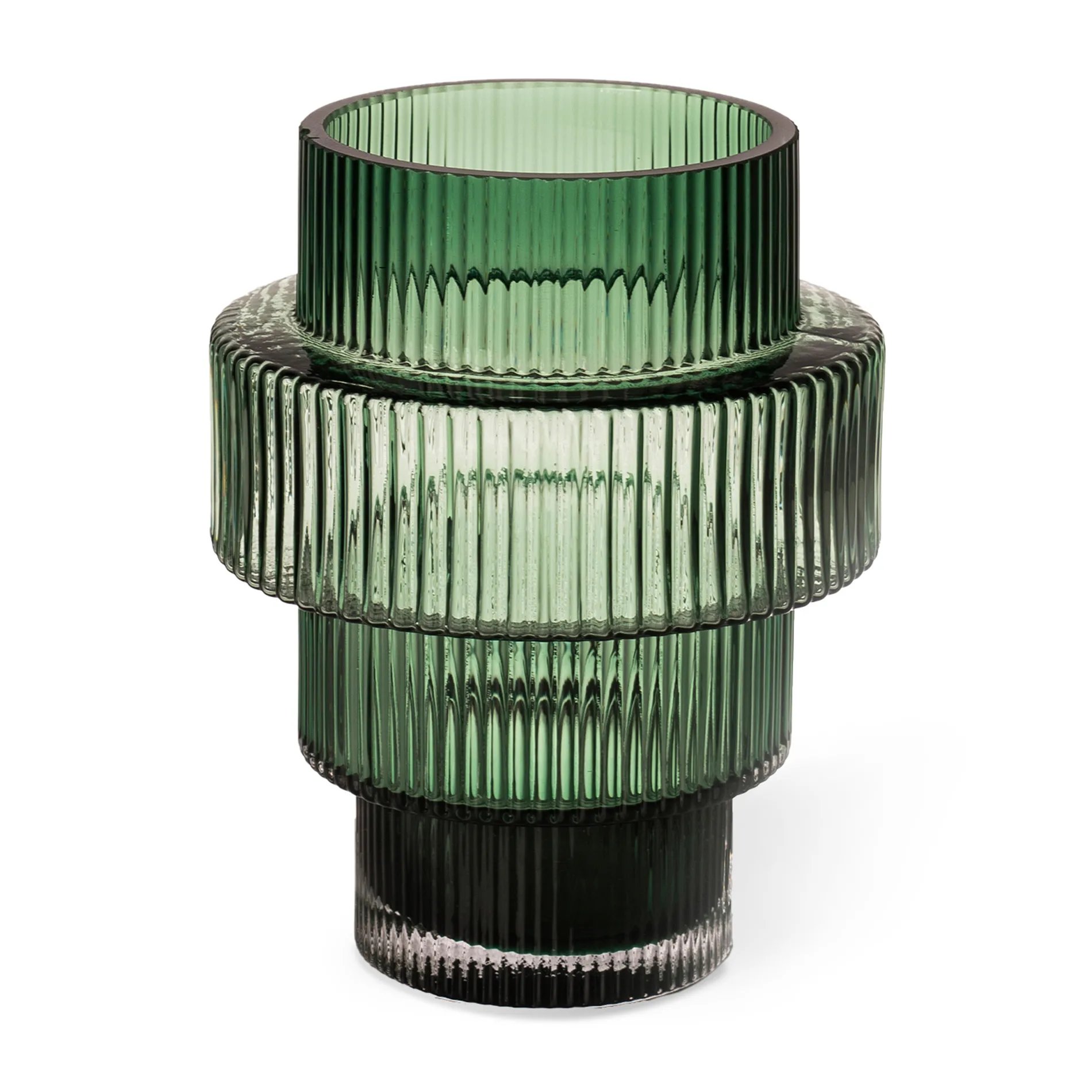 Steps lyslykt Ø 12 cm, Mørkegrønn POLSPOTTEN